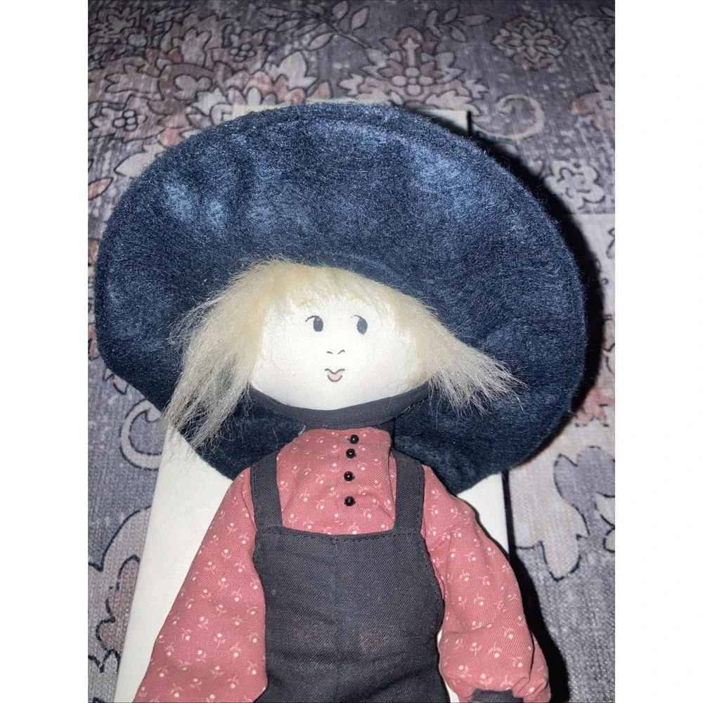 Vintage P Buckley Moss Amish Doll Joshua With Original Box 11